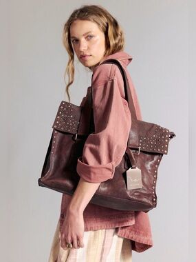 We The Free Shay Stud Tote~Espresso